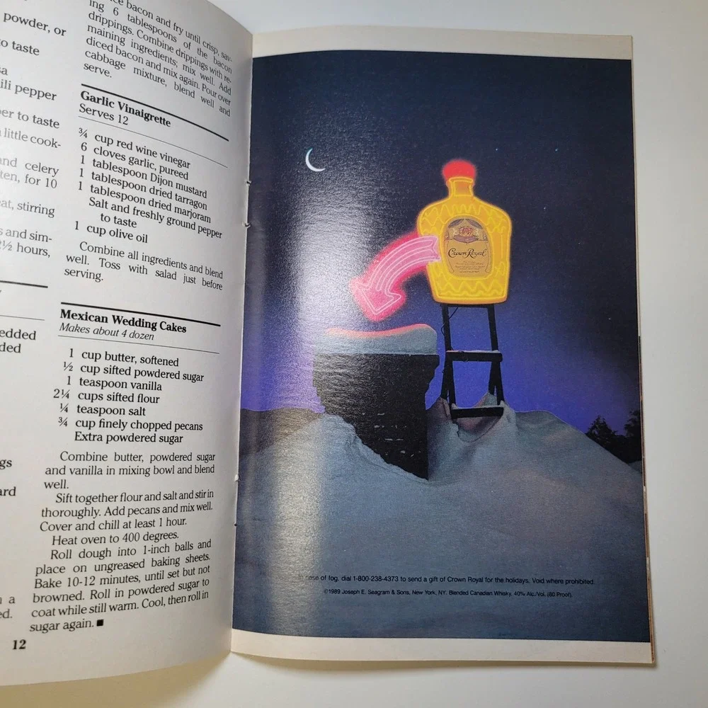 Vintage Holiday‎ Party Guide Military Lifestyle Magazine 1993 Recipes Decor